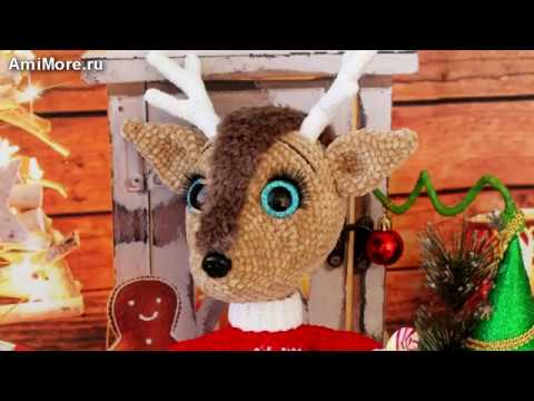 Амигуруми: схема Оленёнок Оливия. Игрушки вязаные крючком — Free crochet patterns.