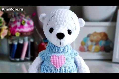 Амигуруми: схема Полярный мишка. Игрушки вязаные крючком — Free crochet patterns.