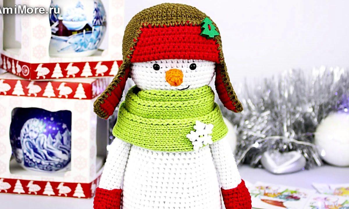 Амигуруми: схема Снеговик. Игрушки вязаные крючком — Free crochet patterns.
