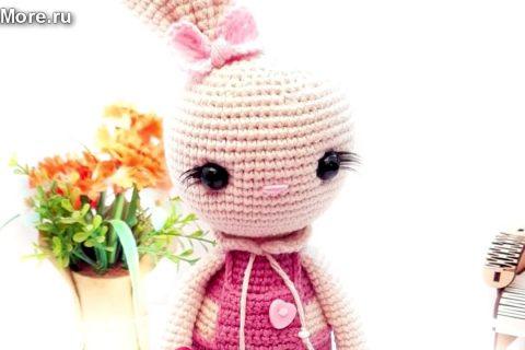 Амигуруми: схема Зайка. Игрушки вязаные крючком — Free crochet patterns.