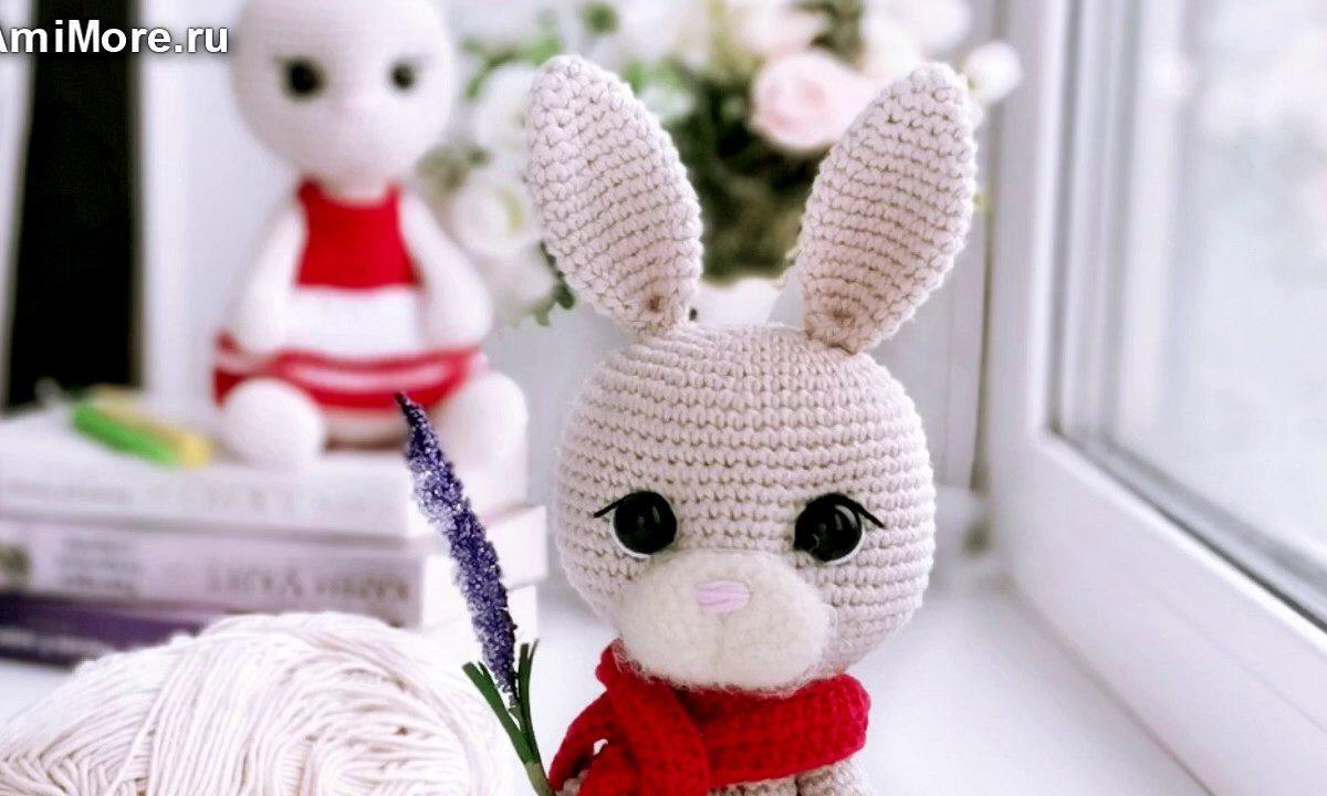 Амигуруми: схема Зайка. Игрушки вязаные крючком — Free crochet patterns.