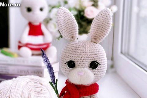 Амигуруми: схема Зайка. Игрушки вязаные крючком — Free crochet patterns.