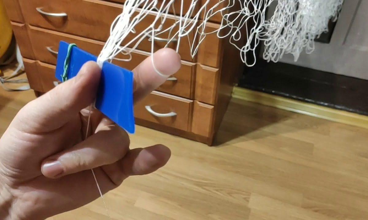 Быстрый и прочный узел для плетение сетей, кастинговая сеть, cast net fishing