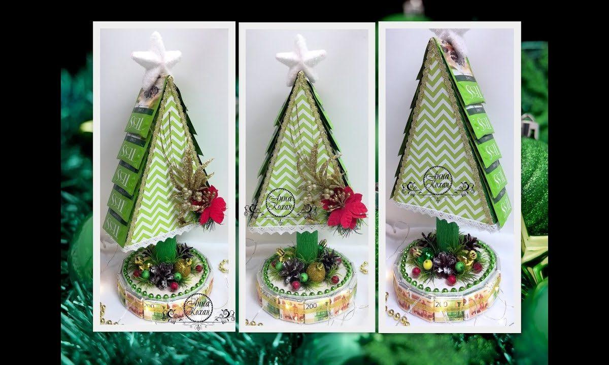 DIY?ЕЛОЧКА ИЗ ШОКОЛАДА И ПАКЕТИКОВ ЧАЯ своими руками?Сладкий подарок на Новый 2020 год?Анна Кохан