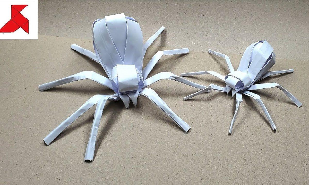 DIY ?️ — Как сделать ОГРОМНОГО ПАУКА из бумаги а4 своими руками