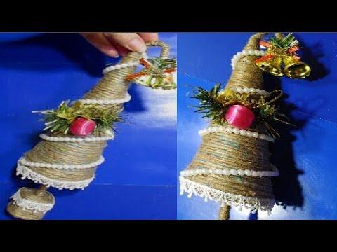 DIY. Ёлочка из Джута своими руками. Новогодние Поделки Подарки Украшения Идеи 2020.