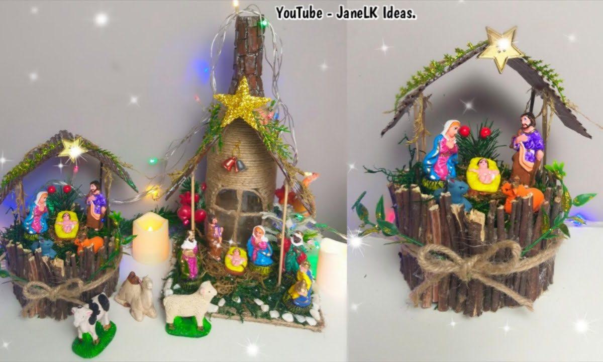 Hermoso ADORNO NAVIDEÑO Utilizando ramas secas ? Pesebre Navideño!