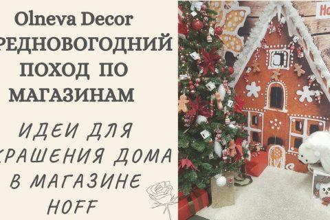 Идеи для украшения дома. Новогодний декор в магазине Hоff. Поход по магазинам c Ольгой Ольневой