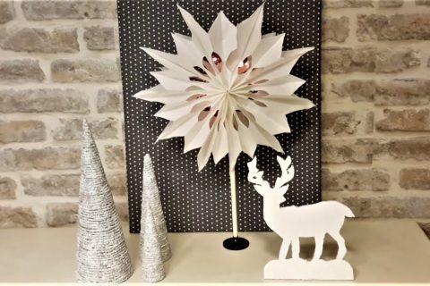Как сделать объемную 3d снежинку…3d paper snowflake …