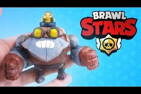 Как слепить робо-диномайка из пластилина бравл старс — brawl stars