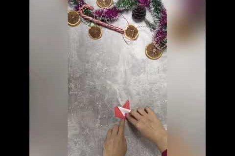 Как сделать оригами Дед Мороз/DIY/Новый год