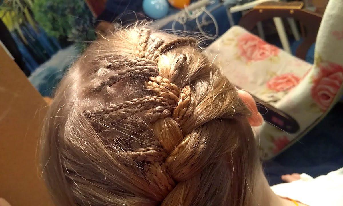 Косичка для школы.