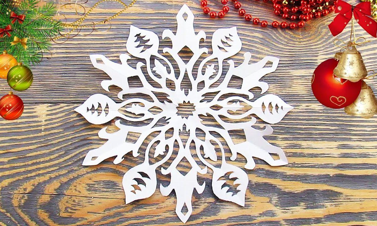 Красивая Снежинка Из Бумаги ЛЕГКО и БЫСТРО. Как сделать снежинку №69 ?Snowflakes