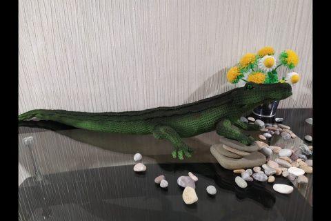 Крокодил, ч.4. Crocodile, р.4. Amigurumi. Crochet. Вязать игрушки, амигуруми.