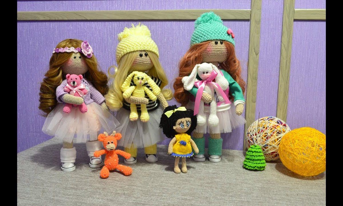 Куклы, игрушки вязаные крючком. Интерьерная, игровая кукла.