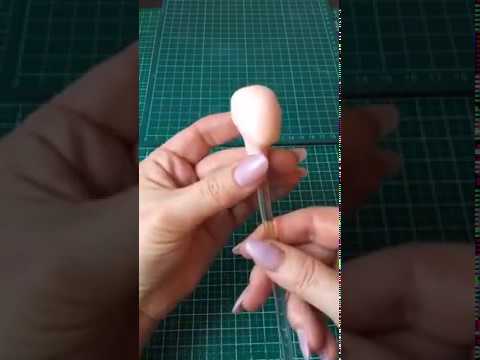 Лепка лица из мастики. Часть 1