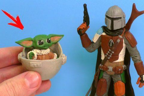 МАНДАЛОРЕЦ и МАЛЫШ ЙОДА — Лепим из пластилина | The Mandalorian
