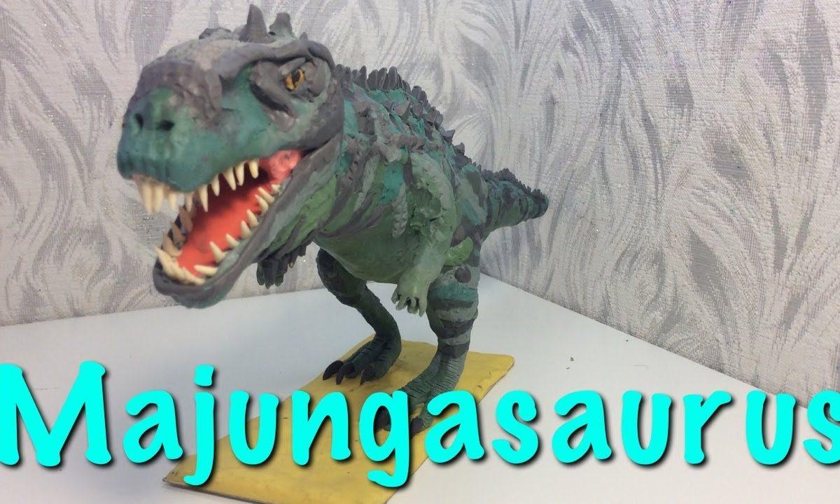 Making Majungasauruhs Tutorial Clay Art Dinosaurs ? Jurassic World Evolution Видео Лепка Пластилин
