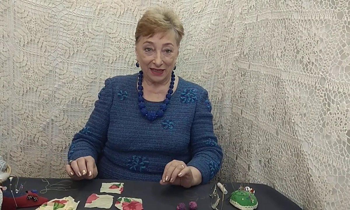 Мастер-класс по вязанию крючком от О. С. Литвиной. Бусы из ткани.