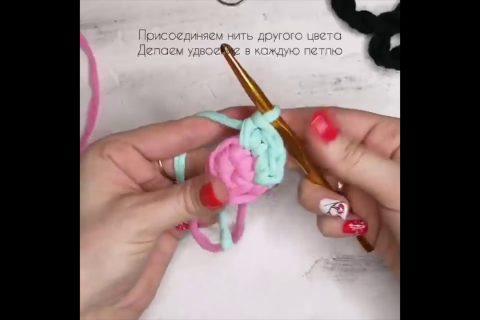 Мастер-класс уши для сумки-мыши. Вязание крючком