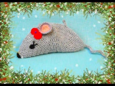 Мышка- прихватка крючком