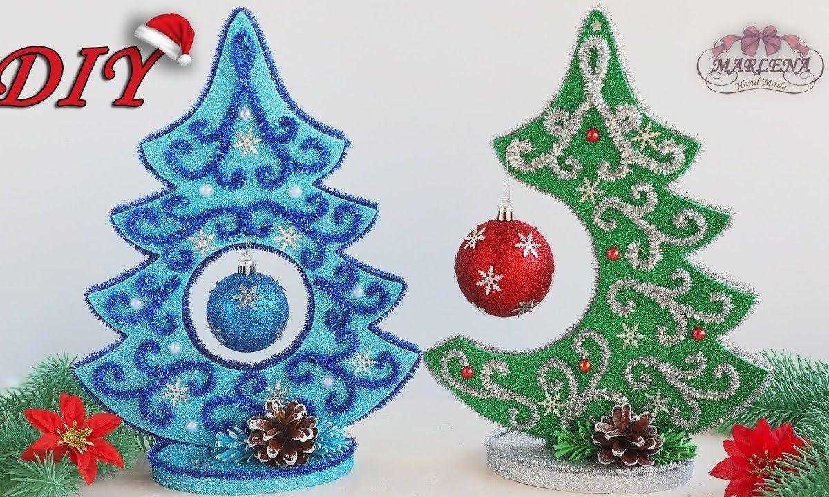 ? НОВОГОДНЯЯ ЁЛОЧКА из ФОАМИРАНА ? Christmas_tree DIY