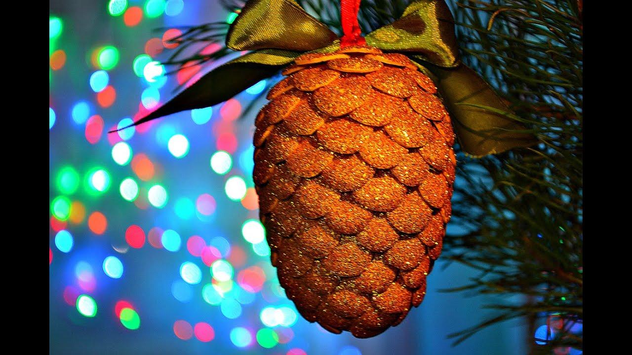 поделки шишка из фоамирана