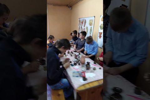 Очередная поездка. Экскурсия в музей Танаис. Долго ждали, очень понравилась лепка