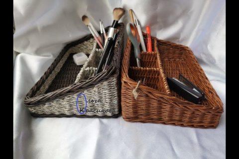 Органайзер 16 на 25 см. Ошибки при плетении. Organiser. Mistakes in weaving. Subtitles!!