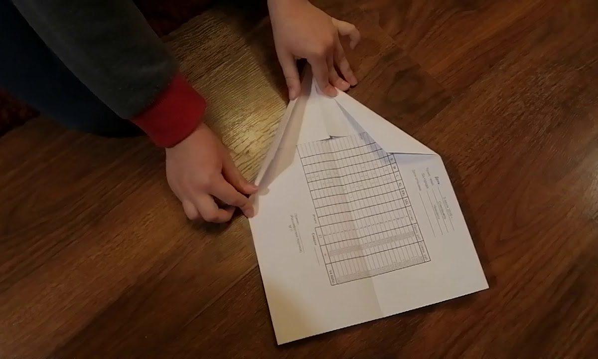 #Оригами для детей! Делаем космический самолет из бумаги
