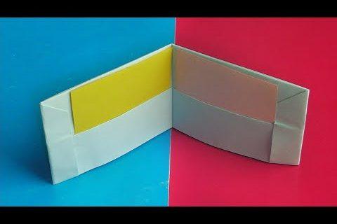 Оригами кошелек  Как сделать ороигами кошелек из бумаги своими руками  Origami purse