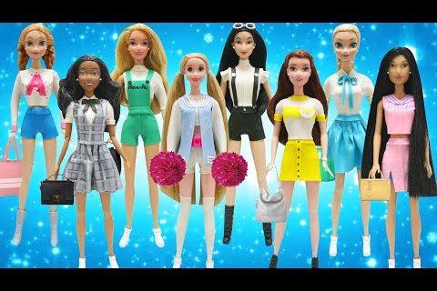 Play Doh Disney Princesses in Teens Outfits : Modern Outfits