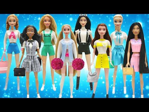 Play Doh Disney Princesses in  Teens Outfits : Modern Outfits