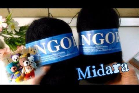 Пряжа Midara Angora2 Навязала мишек крючком