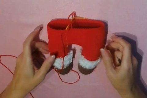 РОЖДЕСТВЕНСКИЙ ОЛЕНЬ. Вязаные интерьерные игрушки крючком. 1 часть МК. Авторская работа.