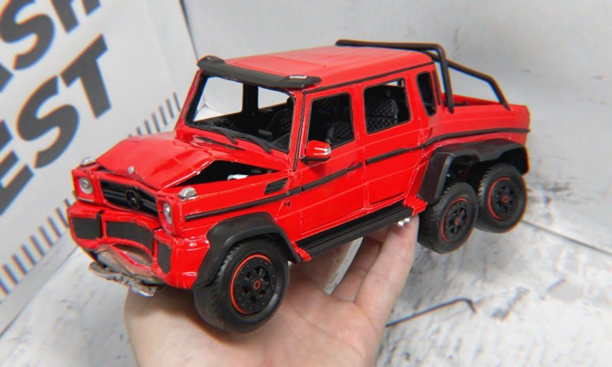 Разбил Гелик 6×6 из ПЛАСТИЛИНА, устроил КРАШ ТЕСТ.