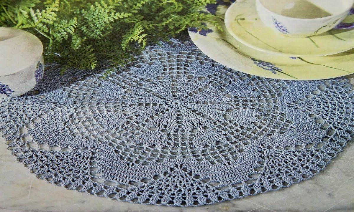 Салфеточка с тюльпанами крючком (часть первая).