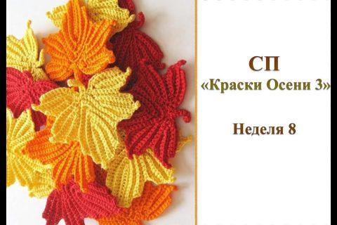 СП «Краски осени 3». Неделя 8. Готовые изделия. Вяжем спицами и крючком