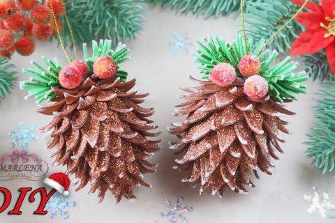 ? Шишки из фоамирана ? Игрушки для ёлки своими руками МК/DIY