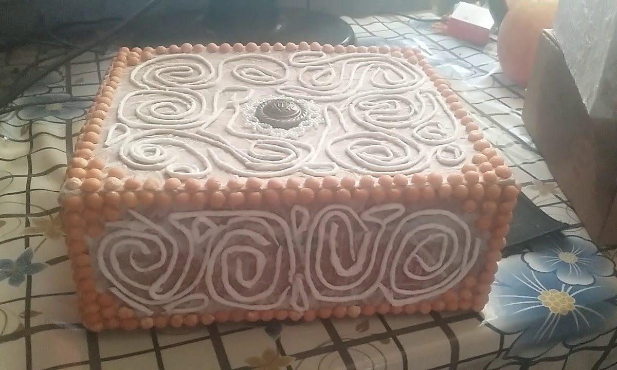 Шкатулка из картонной каробки