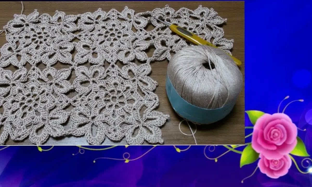 Соединение мотивов крючком.МК для начинающих.Connecting motifs crochet.MK for beginners
