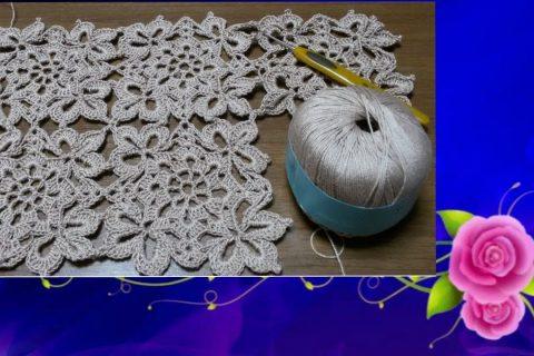 Соединение мотивов крючком.МК для начинающих.Connecting motifs crochet.MK for beginners