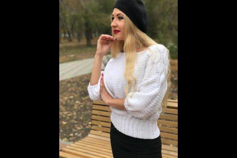 Свитер оверсайз  крючком часть 2