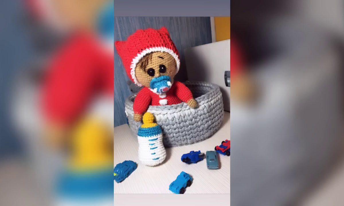 Вязаный пупс | Пупсик крючком | Игрушки амигуруми | Амигуруми | Amigurumi | Toys handmade | Вязание