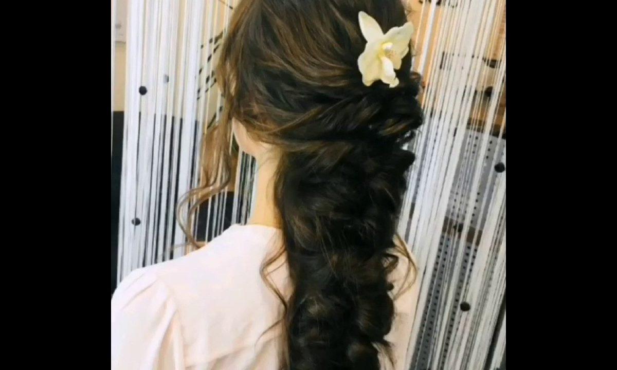 плетение прическа салон красоты La Familia salon семейная парикмахерская
