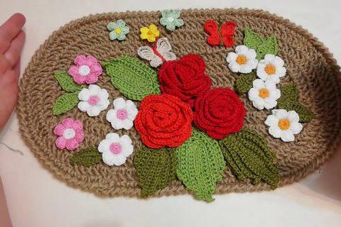 Как связать цветы  крючком Мастер-класс