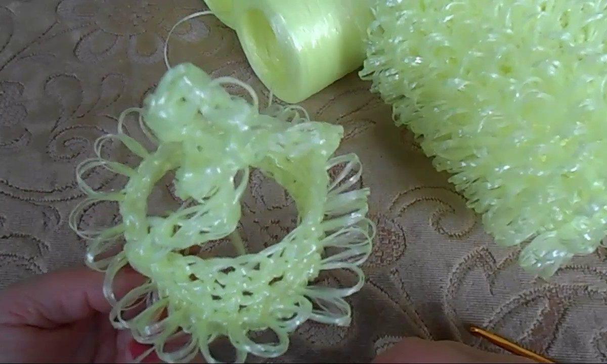 Вытянутые петли / Способ 3 / Вязание крючком