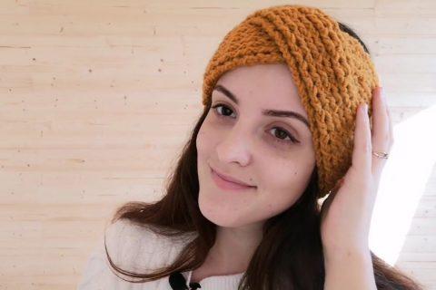 Чалма крючком, вяжем модный головной убор