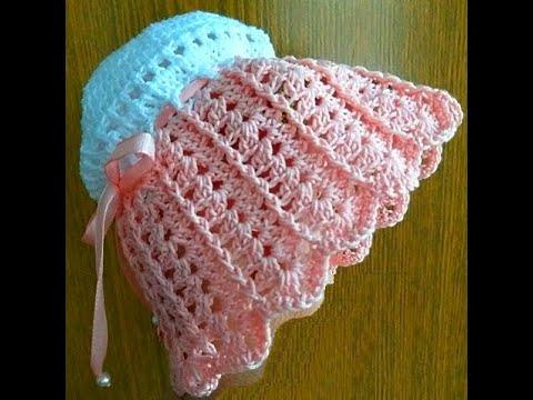 Комплект детский Зефирка с жемчугом крючком, 2 часть — шапочка