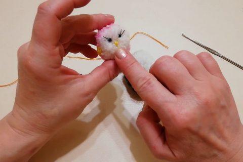 брелок-игрушка связанная крючком. МК